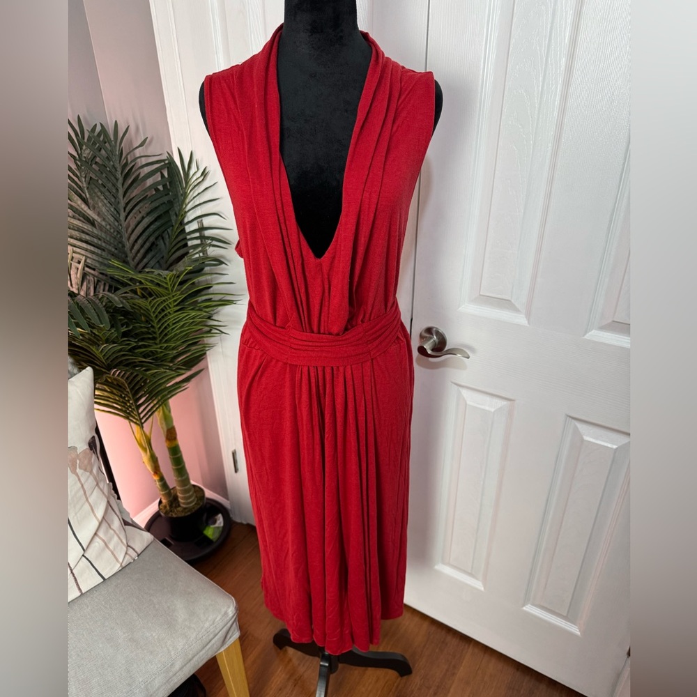 Old Navy Crimson Jersey Dress | 2X
